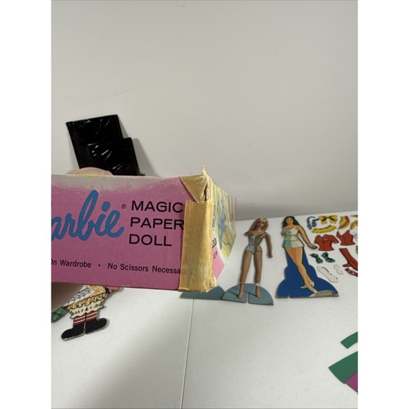 Vintage 1973 Barbie Magic Paper Doll & Clothing Whitman 4322/7209‎ Mattel 9.5" - Picture 14 of 14